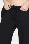Zivame Knit Cotton Loungewear Bottom - Black Beauty — thumbnail 7